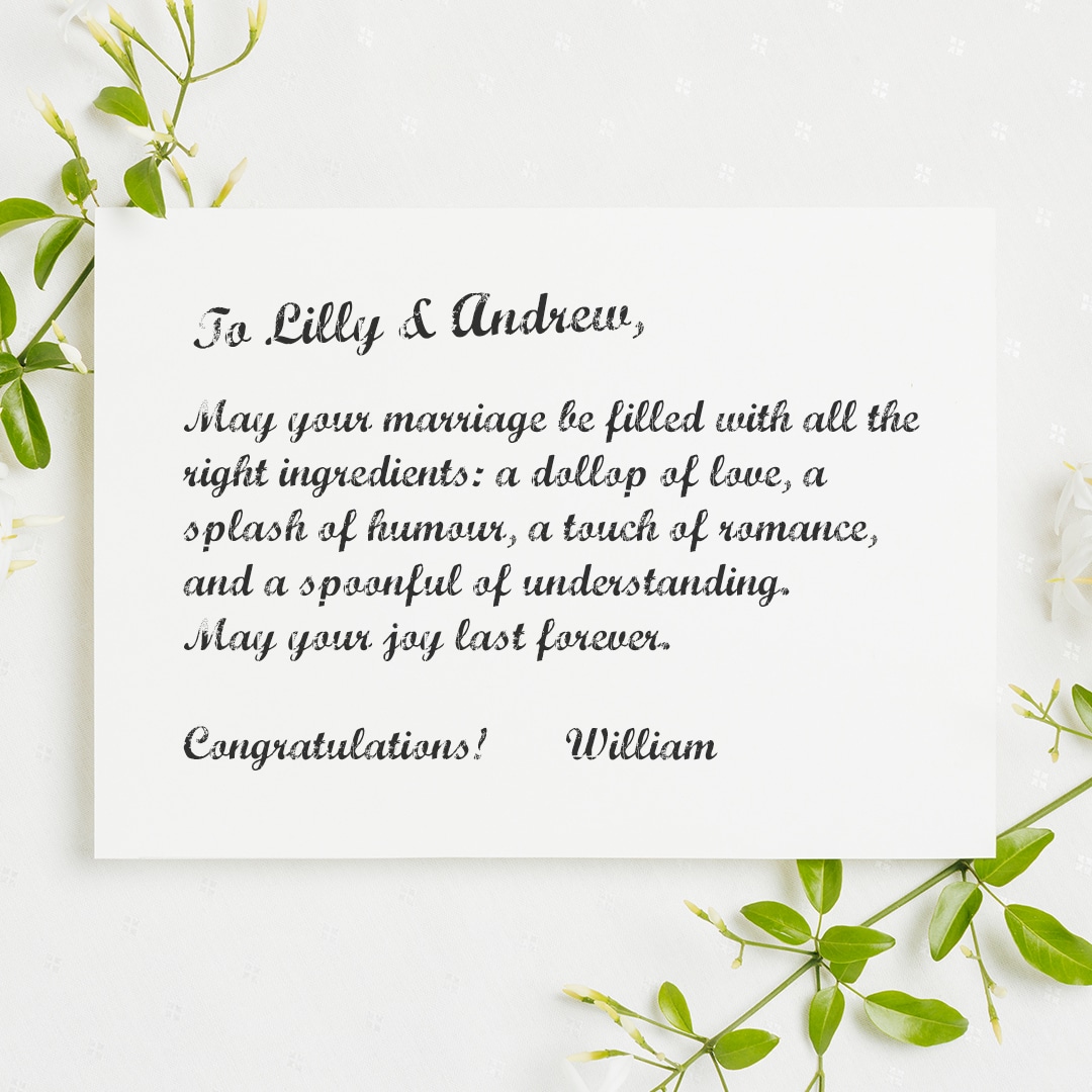 How to write the perfect wedding card message | Snapfish US