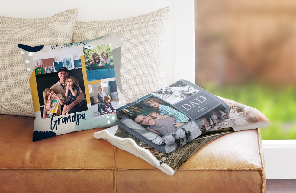 Latest Custom Blanket & Cushion Designs For Father's Day | Snapfish US