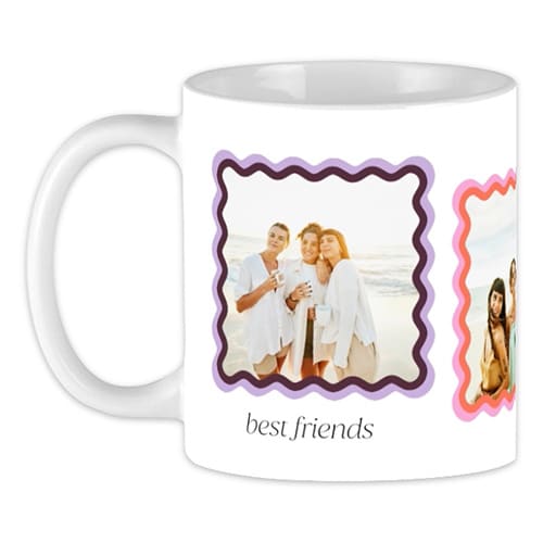 photo mug with a best friends design
