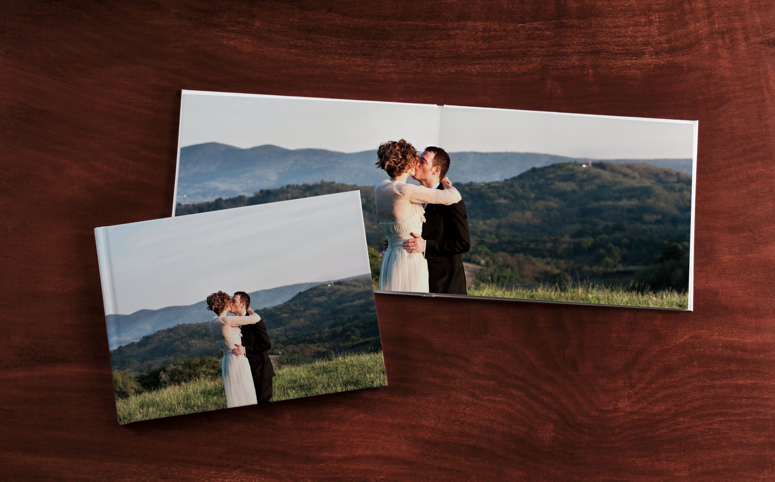 premium layflat wedding photo book