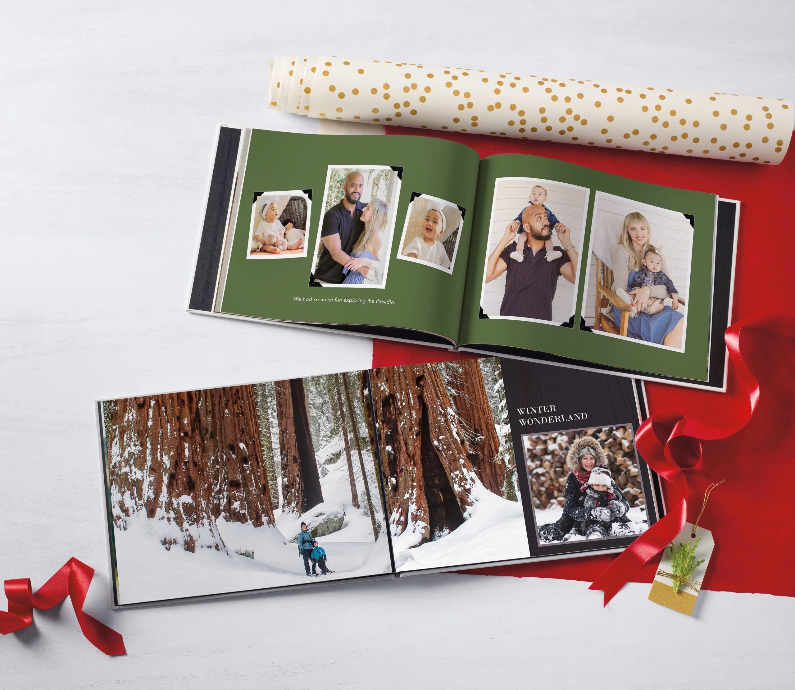 standard photo book and layflat photo book